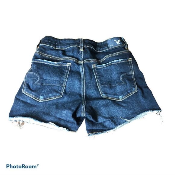 𝅺American  Eagle Hi Rise Shortie Shorts Size 2 - Picture 2 of 9